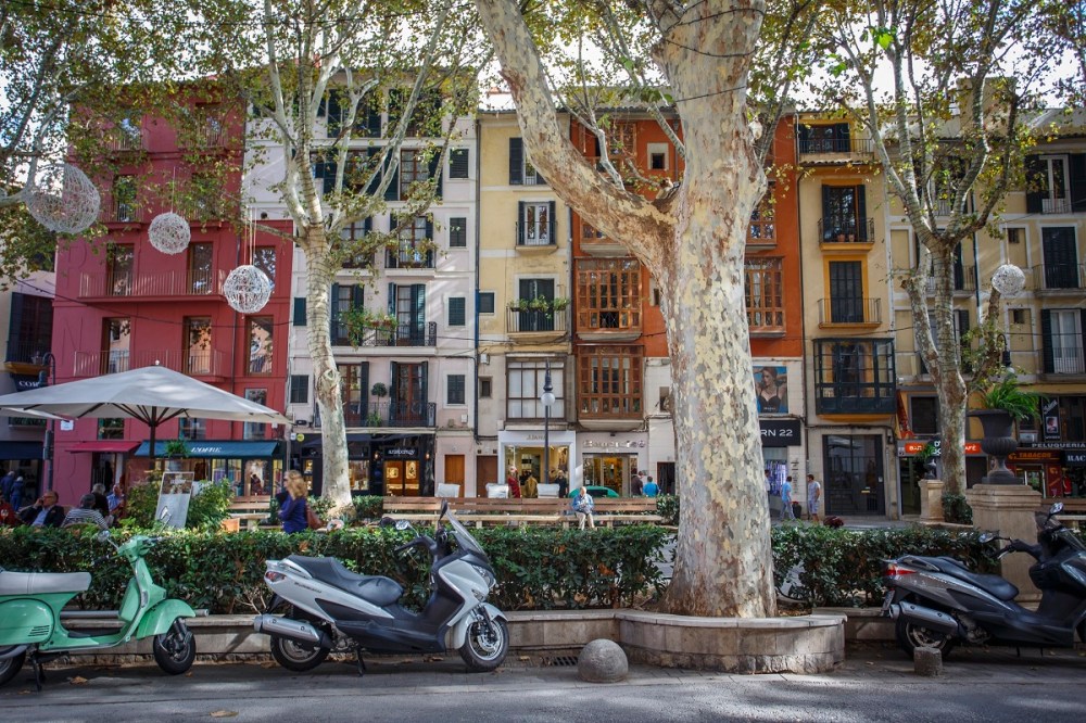 Streetview of Passeig Del Born in Palma